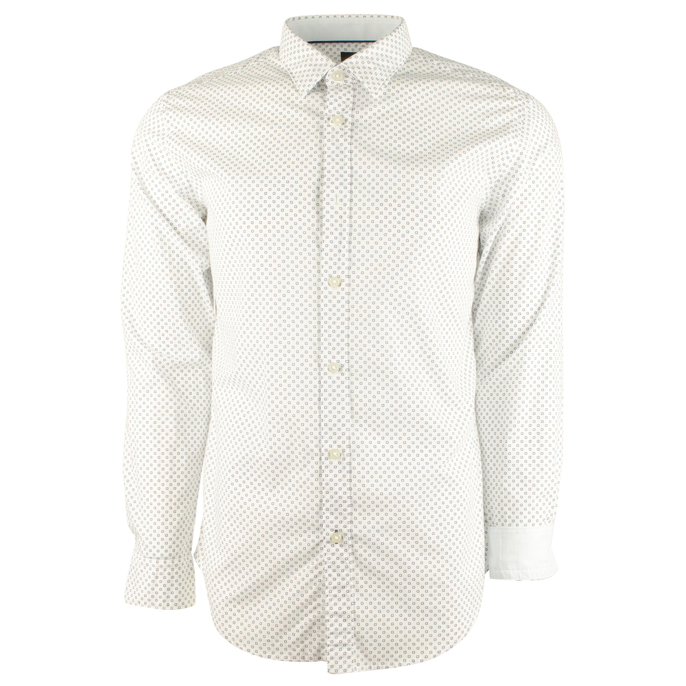 Hugo Boss Men's Big and Tall Ronni Slim Fit Long Sleeve Shirt-DB-5XL